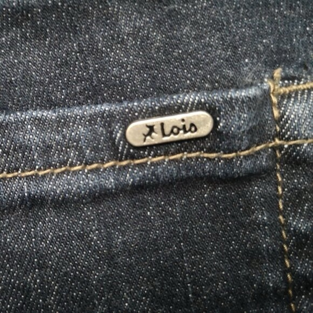 Lois Comfort Waist Ladies Size 32 Dark Wash Straight quotNew Gigiquot Blue Jeans - Picture 9 of 10